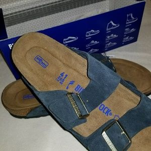 Brand New Women's Size 10 Navy Arizona Birkenstock